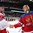 HELSINKI, FINLAND - DECEMBER 26: Russia's Sergei Boikov #2 and the Czech Republic's Vitek Vancek #1 shake hands after their preliminary round game at the 2016 IIHF World Junior Championship. (Photo by Andre Ringuette/HHOF-IIHF Images)

